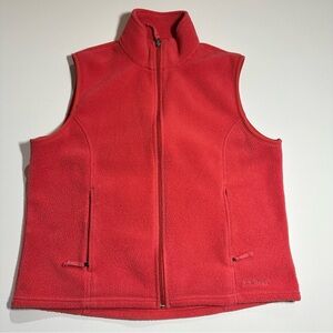 L.L. Bean Womens Fleece Polartec Zipper Vest - Large